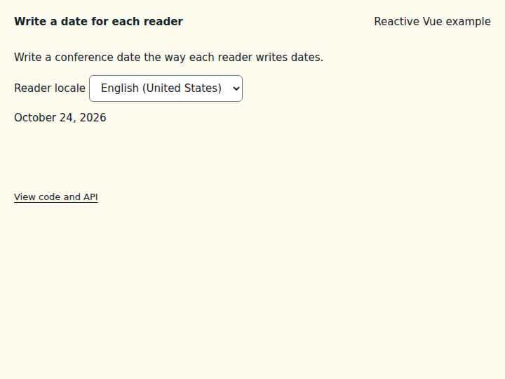Write a date for each reader: initial state