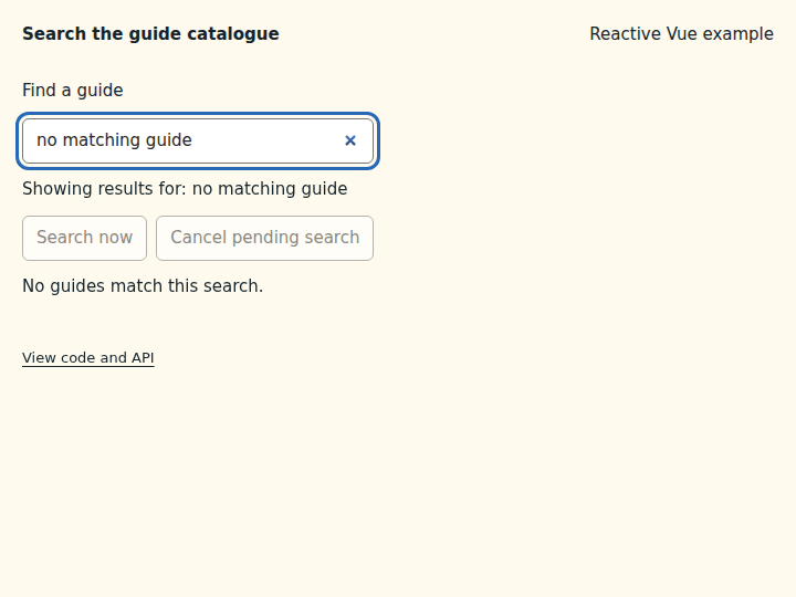 Search the guide catalogue: state after the verified interactions